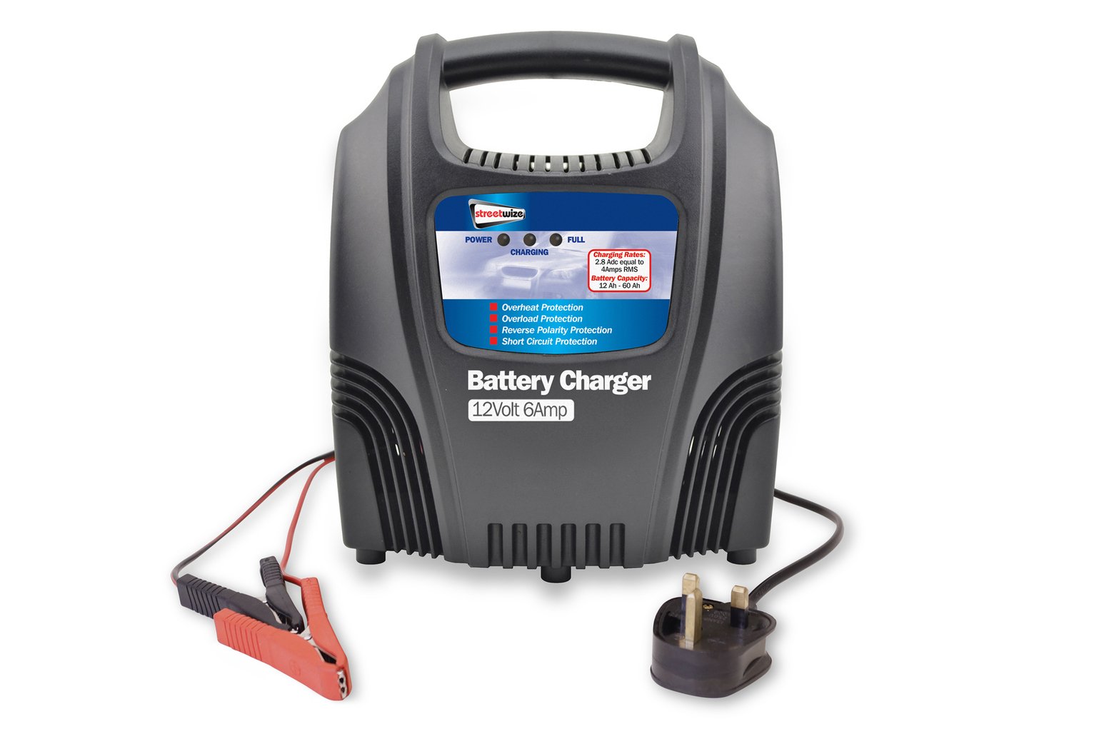 Streetwize 6 Amp 12V Compact Battery Charger. Reviews