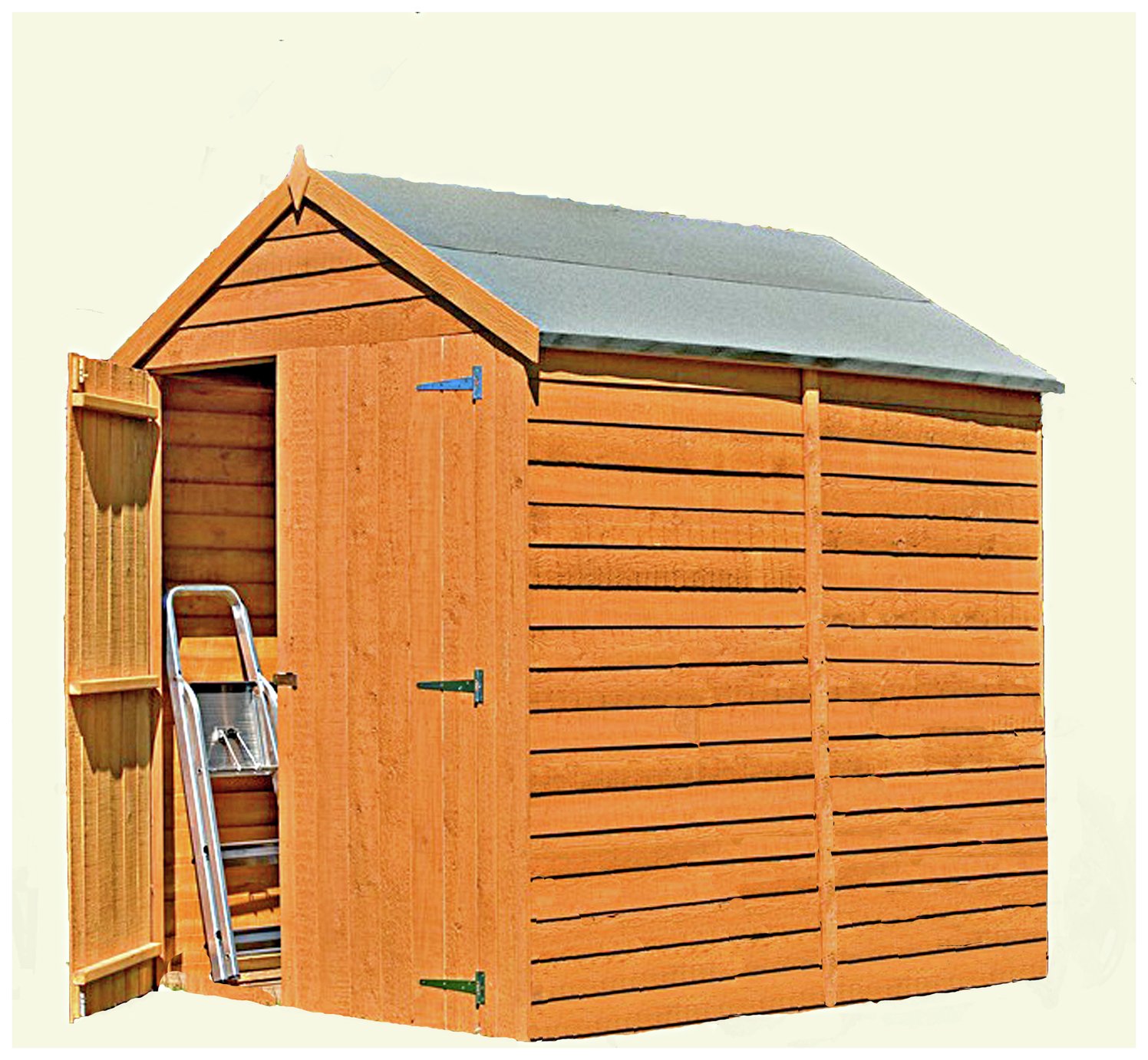 Homewood Wooden 6 x 6ft Overlap Garden Shed Reviews