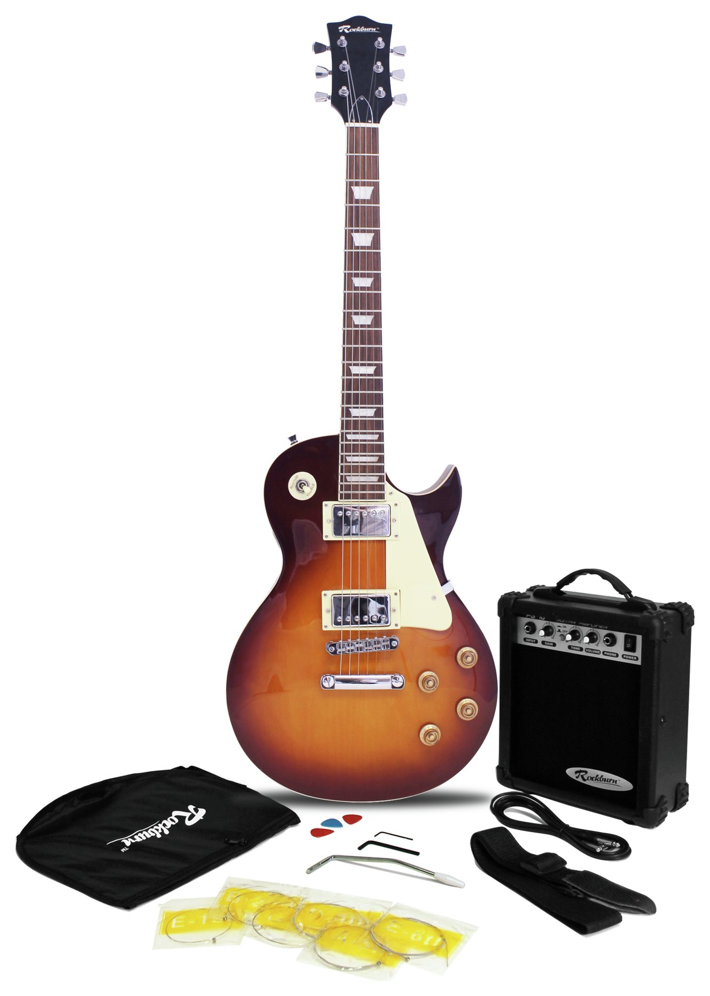 Review of Rockburn Electric Guitar Amp Pack Sunburst