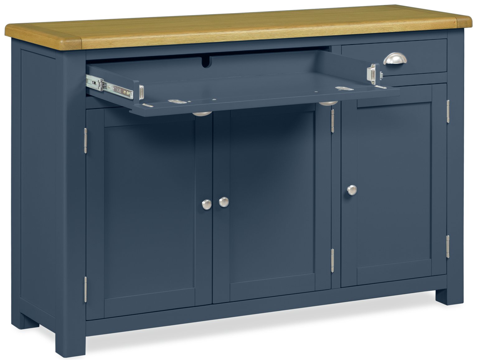 Habitat Kent 3 Door 2 Drawer Sideboard Grey & Oak (3636464) Argos