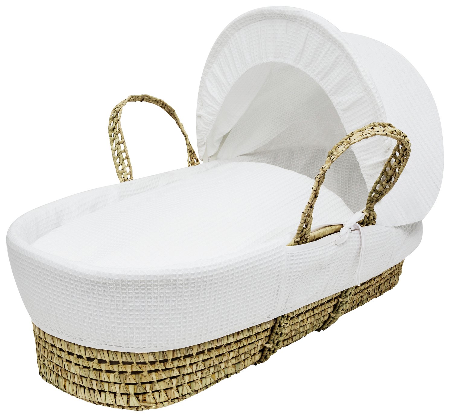 Kinder Valley White Cotton Waffle Moses Basket Reviews