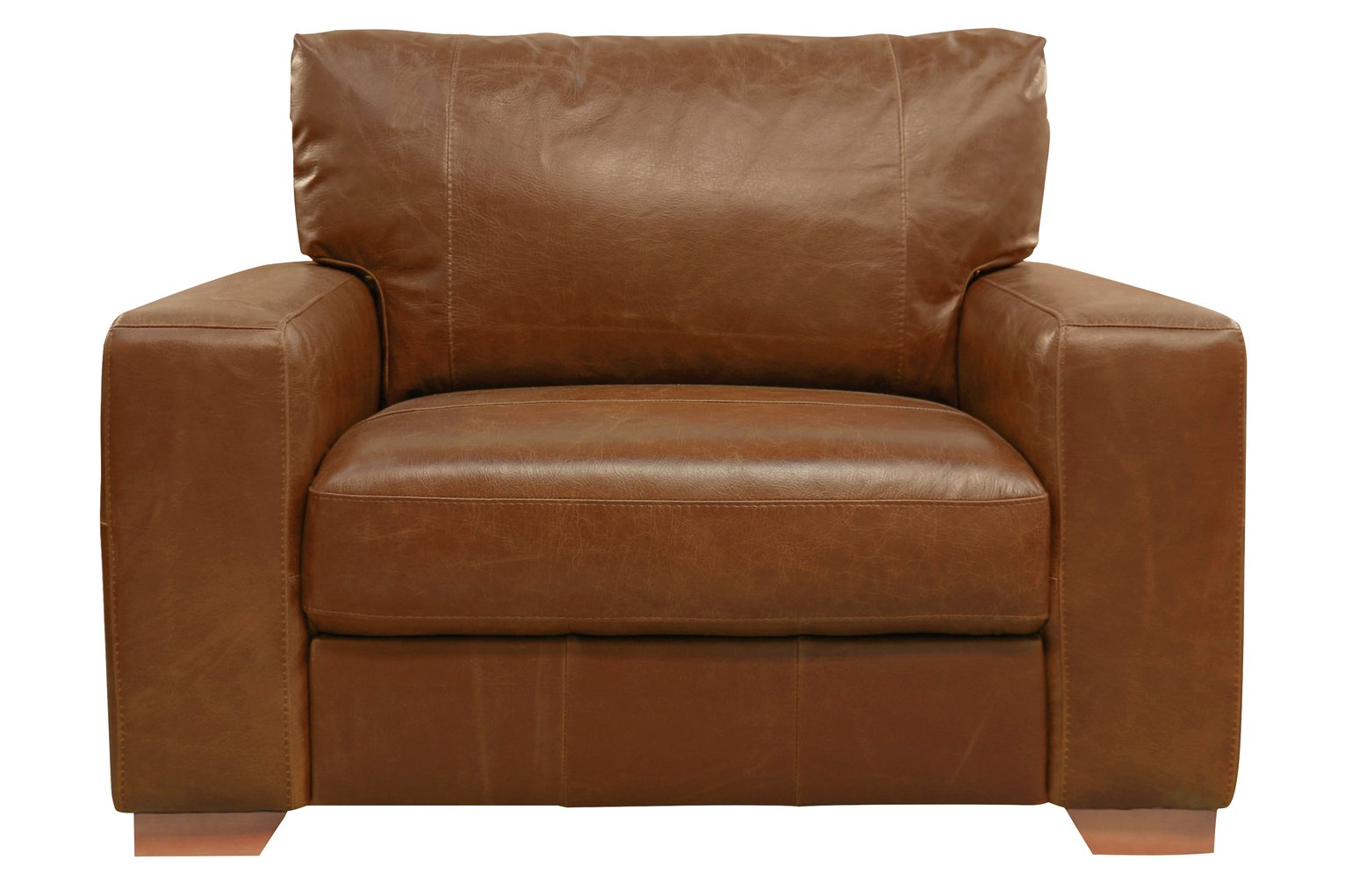 Argos Home Eton Leather Cuddle Chair Reviews