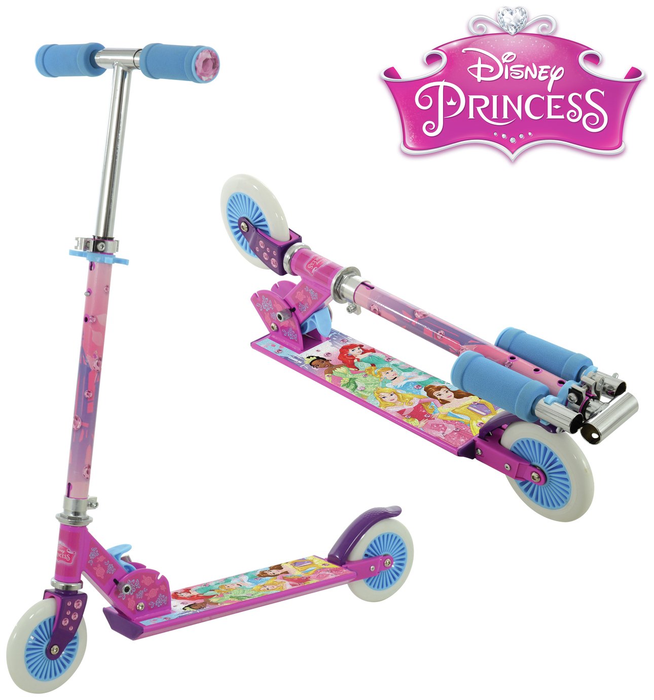 Disney Princess Inline Folding Scooter (4042930) Argos Price Tracker