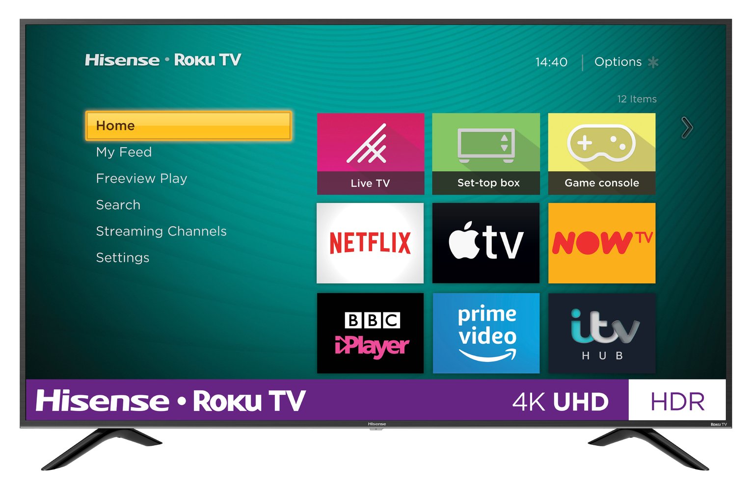 Hisense Roku TV 65 Inch R65B7120UK 4K Smart LED TV with HDR Reviews