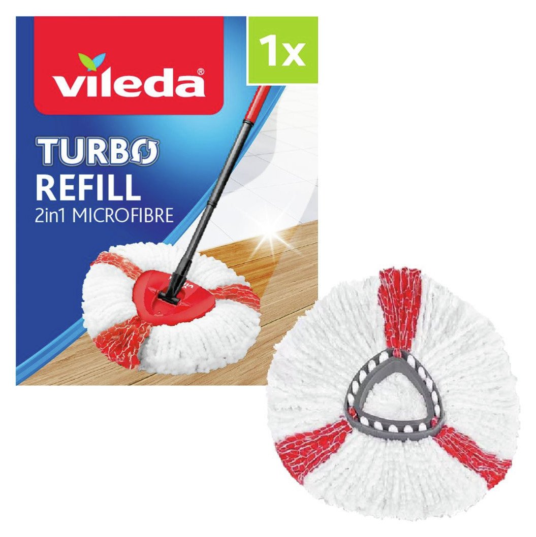 Vileda 2 in 1 Microfibre Turbo Mop Head Pack Reviews Updated June 2024