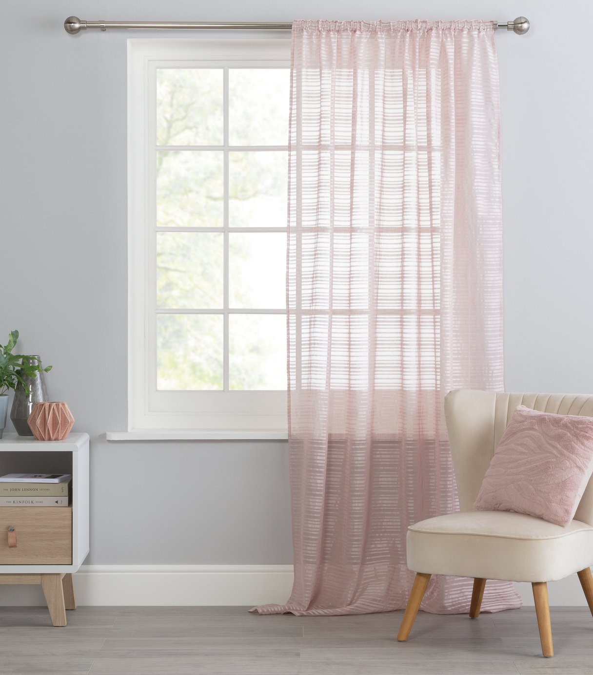 Argos Home Textured Voile Curtain Panel Reviews Updated April 2023
