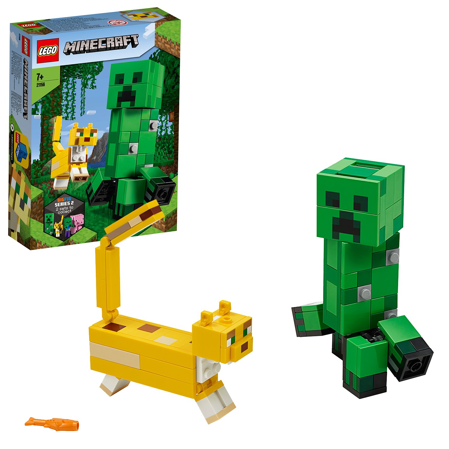 LEGO Minecraft BigFig Creeper and Ocelot Building Set 21156 Reviews