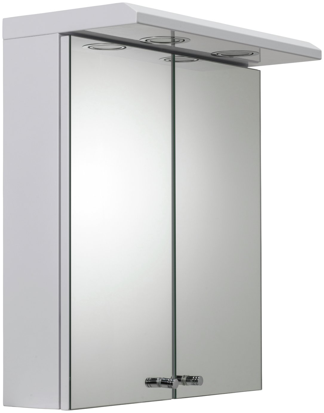 Croydex 2 Door Illuminated Bathroom White (8905080) Argos