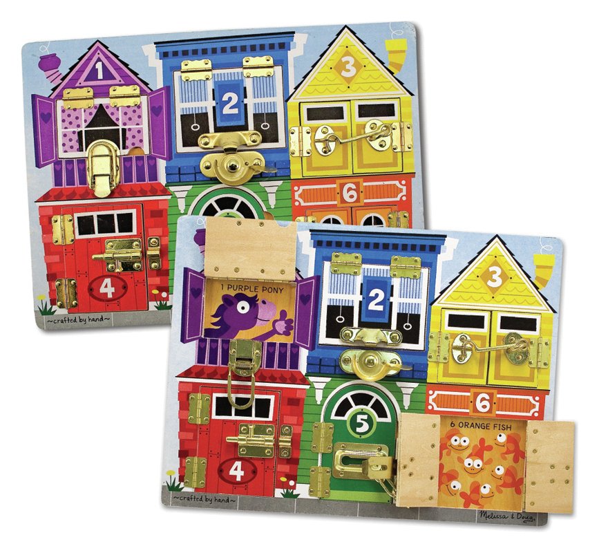 Melissa and Doug Latches Board. Review