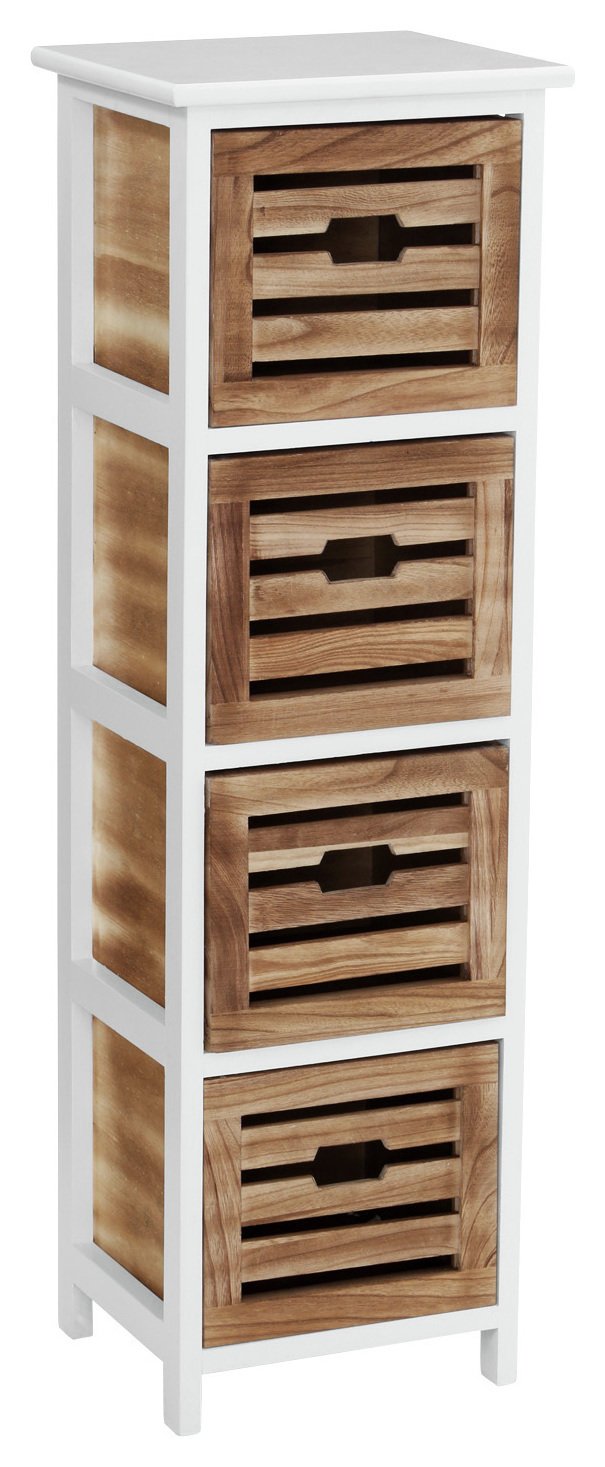 Premier Housewares Portsmouth 4 Drawer Storage Chest. at Argos Reviews