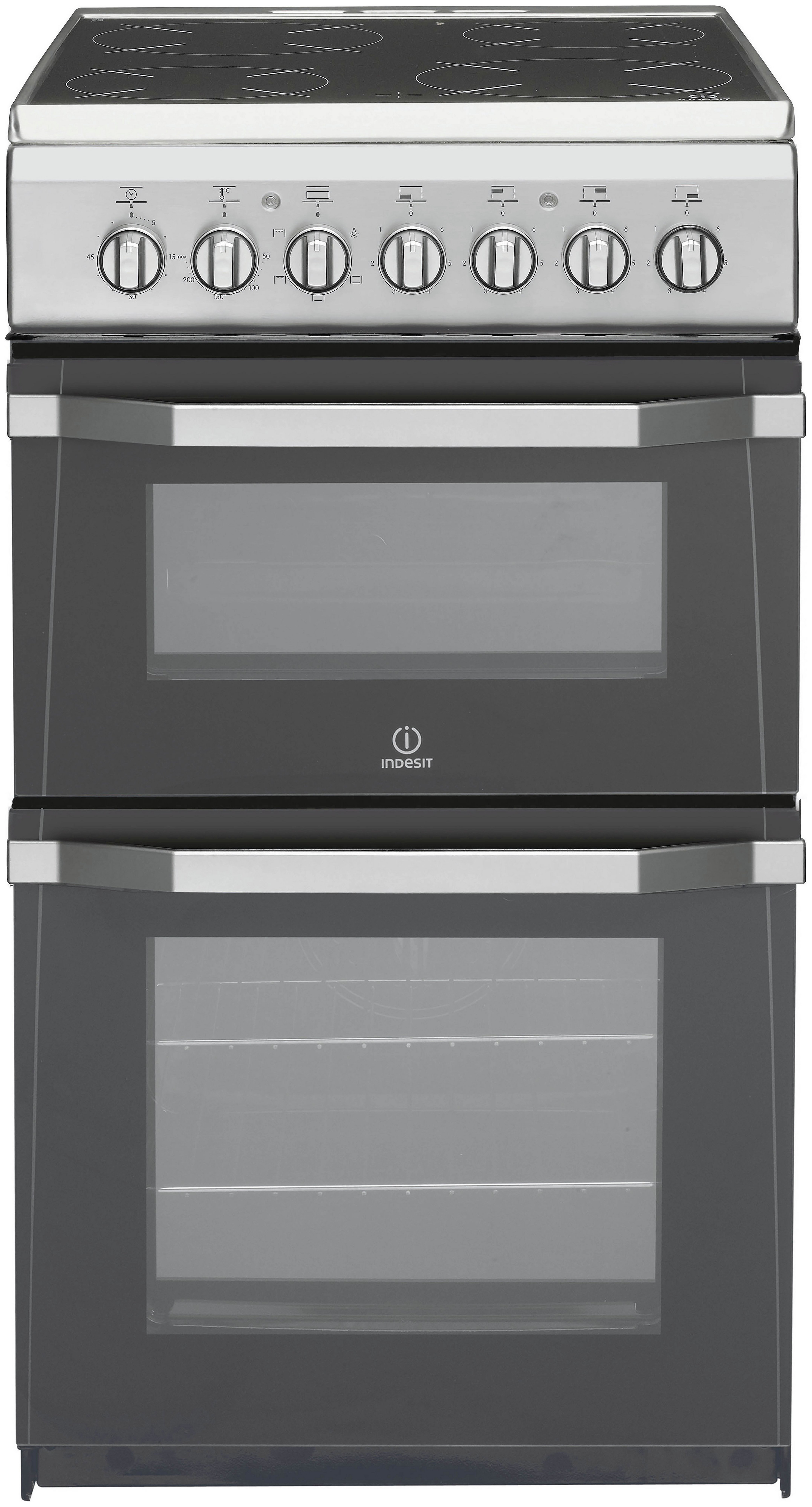 Indesit IT50C1S Freestanding Cooker Silver (4361996) Argos Price
