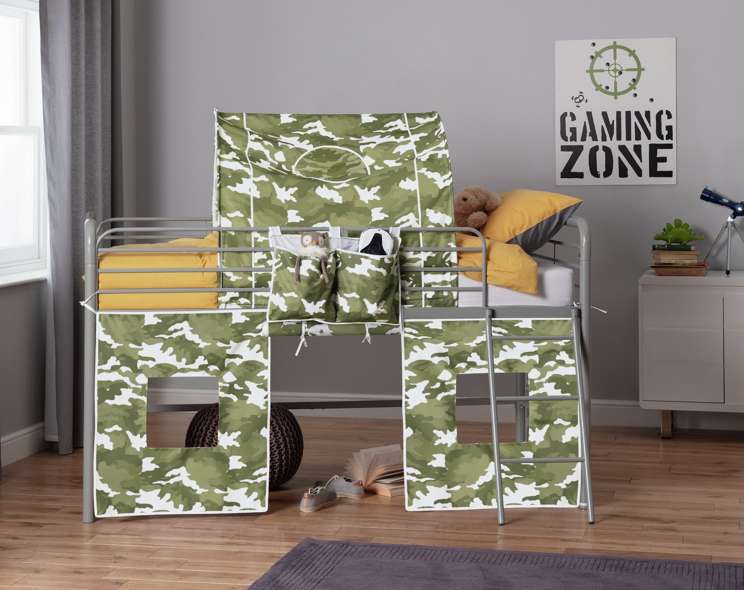 Argos Home Camo Tunnel & Tent for Kids Mid Sleeper Reviews Updated