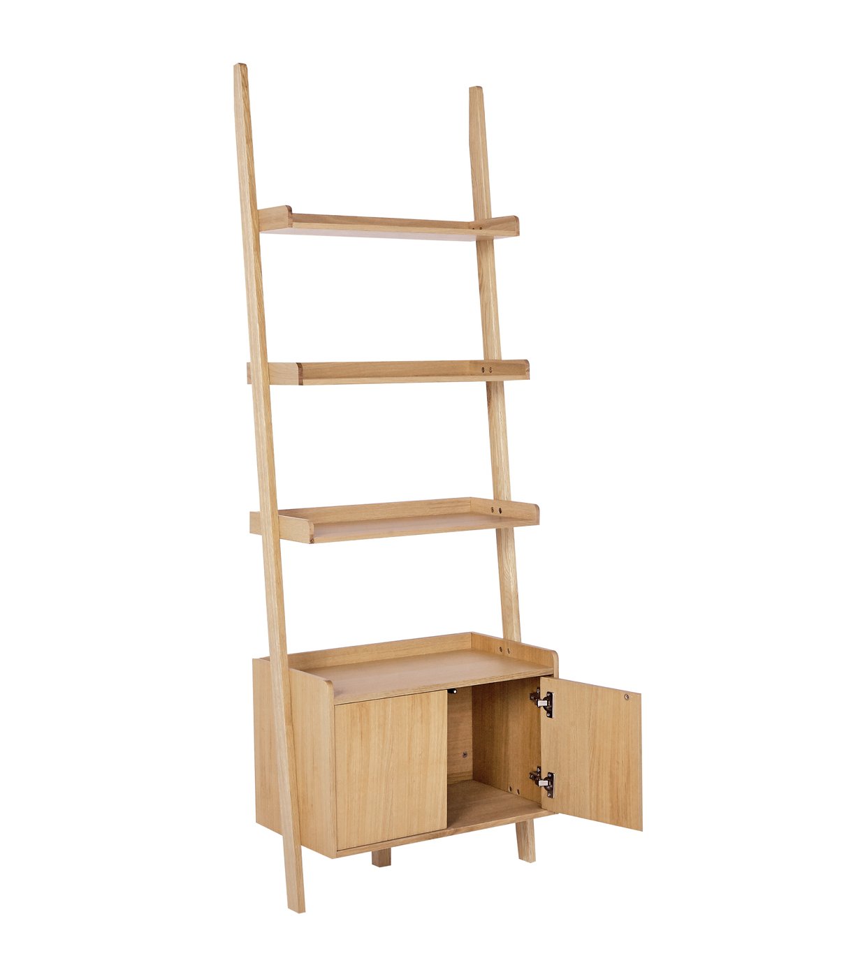 Habitat Jessie 2 Door Ladder Shelf Oak (4520830) Argos Price