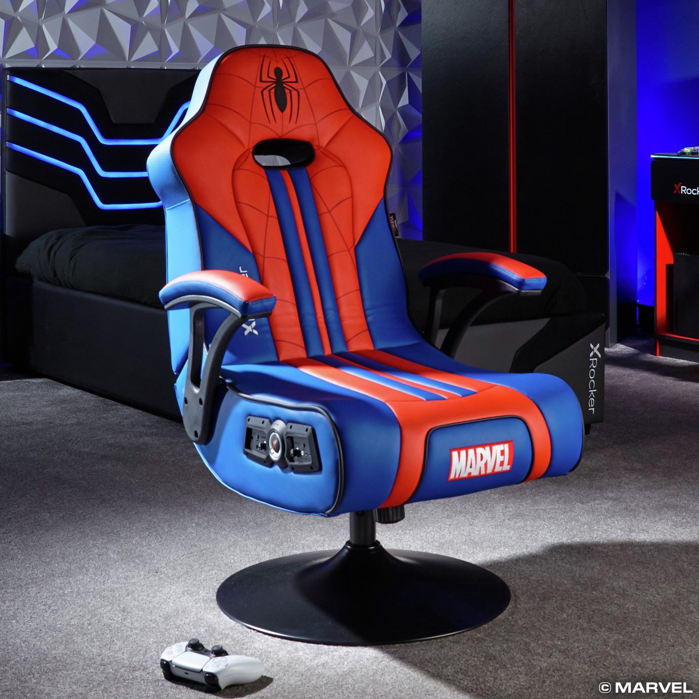 X Rocker Elite 2.1 Audio Gaming Chair Marvel SpiderMan (4588700