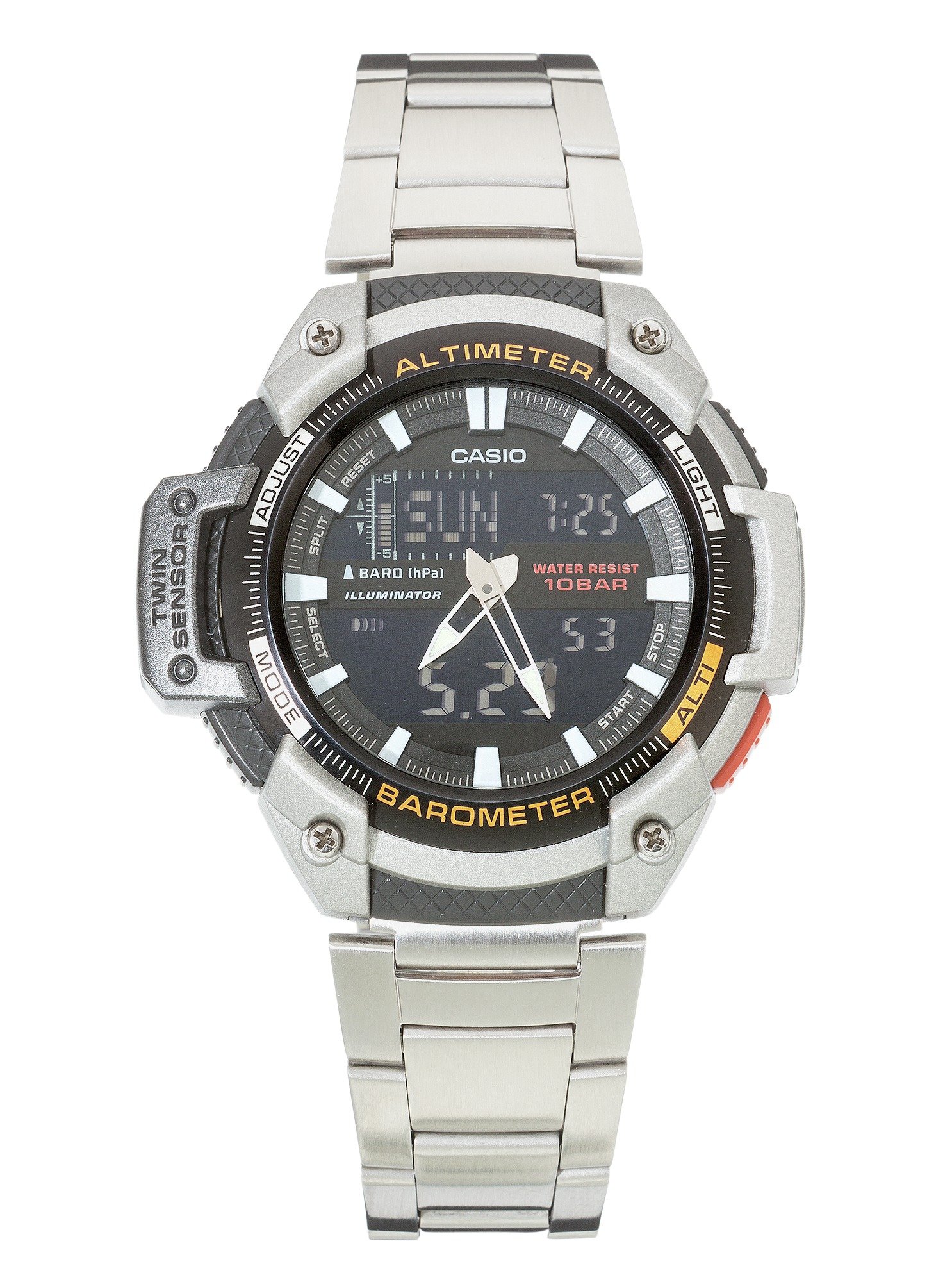 Review of Casio Sport Mens Twin Sensor Combi Bracelet Watch