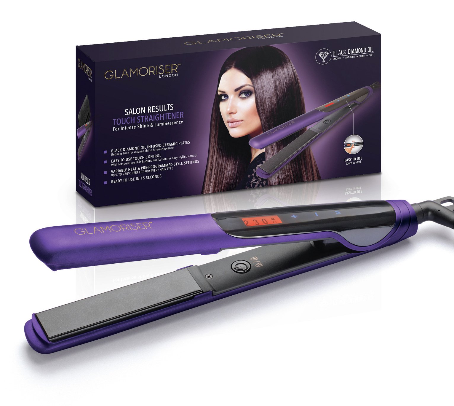 Review of Glamoriser Salon Results Touch Straightener