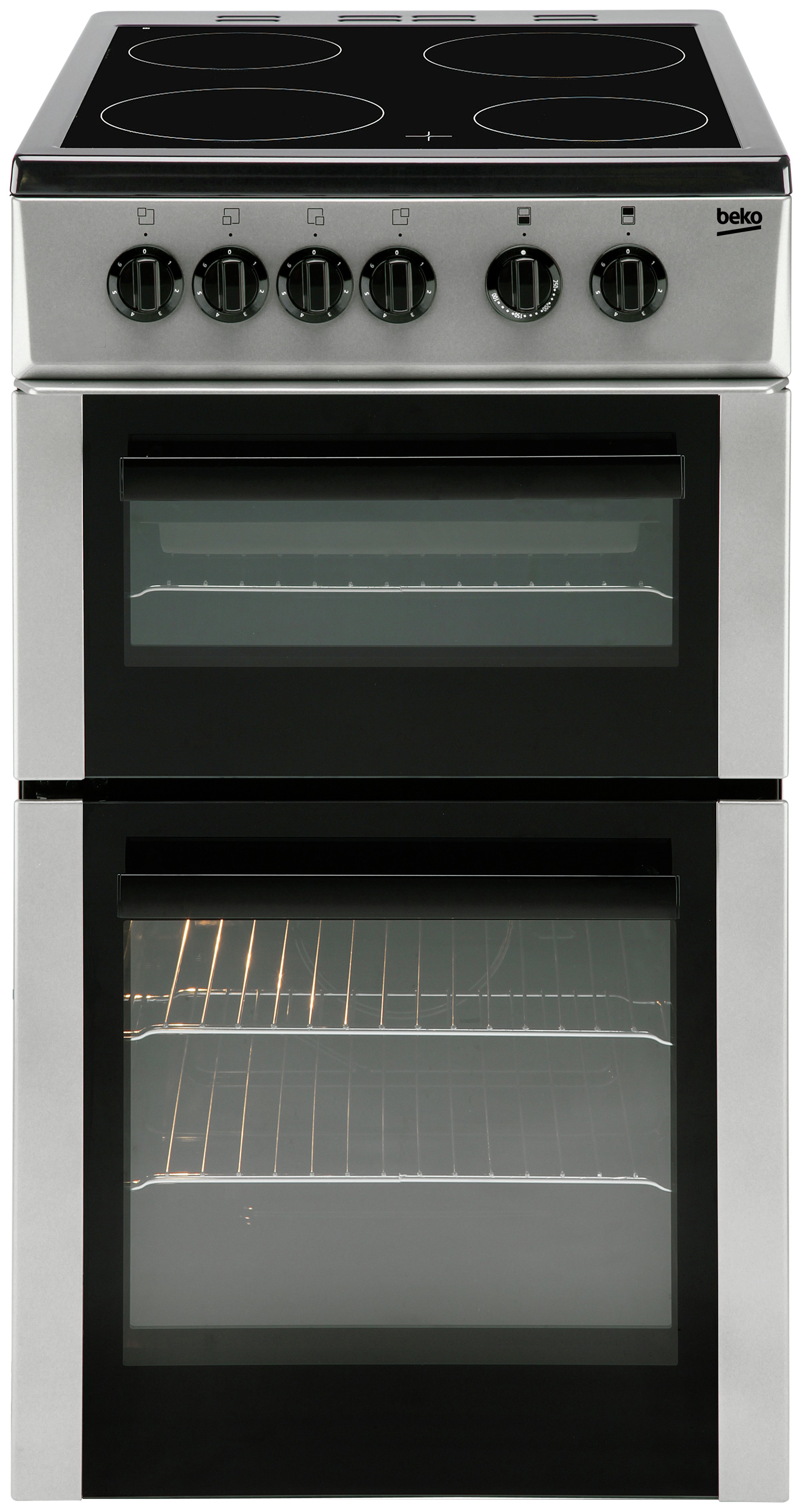Beko BDC5422 Twin Cavity Electric Cooker Silver £419.99 at Argos
