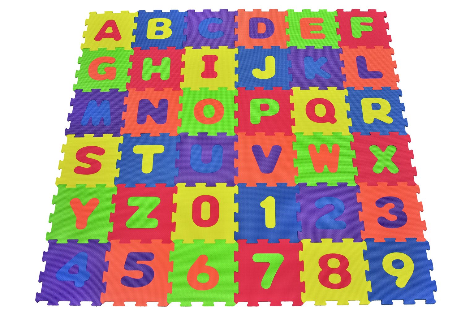 Chad Valley Numbers And Letters Interlocking Foam Mats (4963617