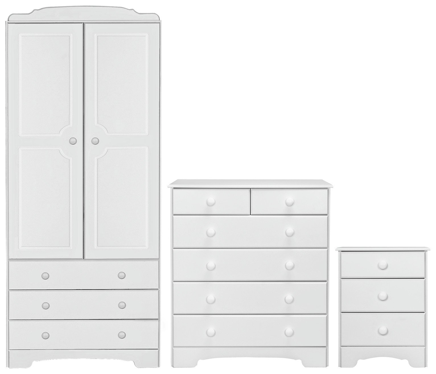 Argos Home Nordic 3 Piece 2 Door Wardrobe Set Reviews