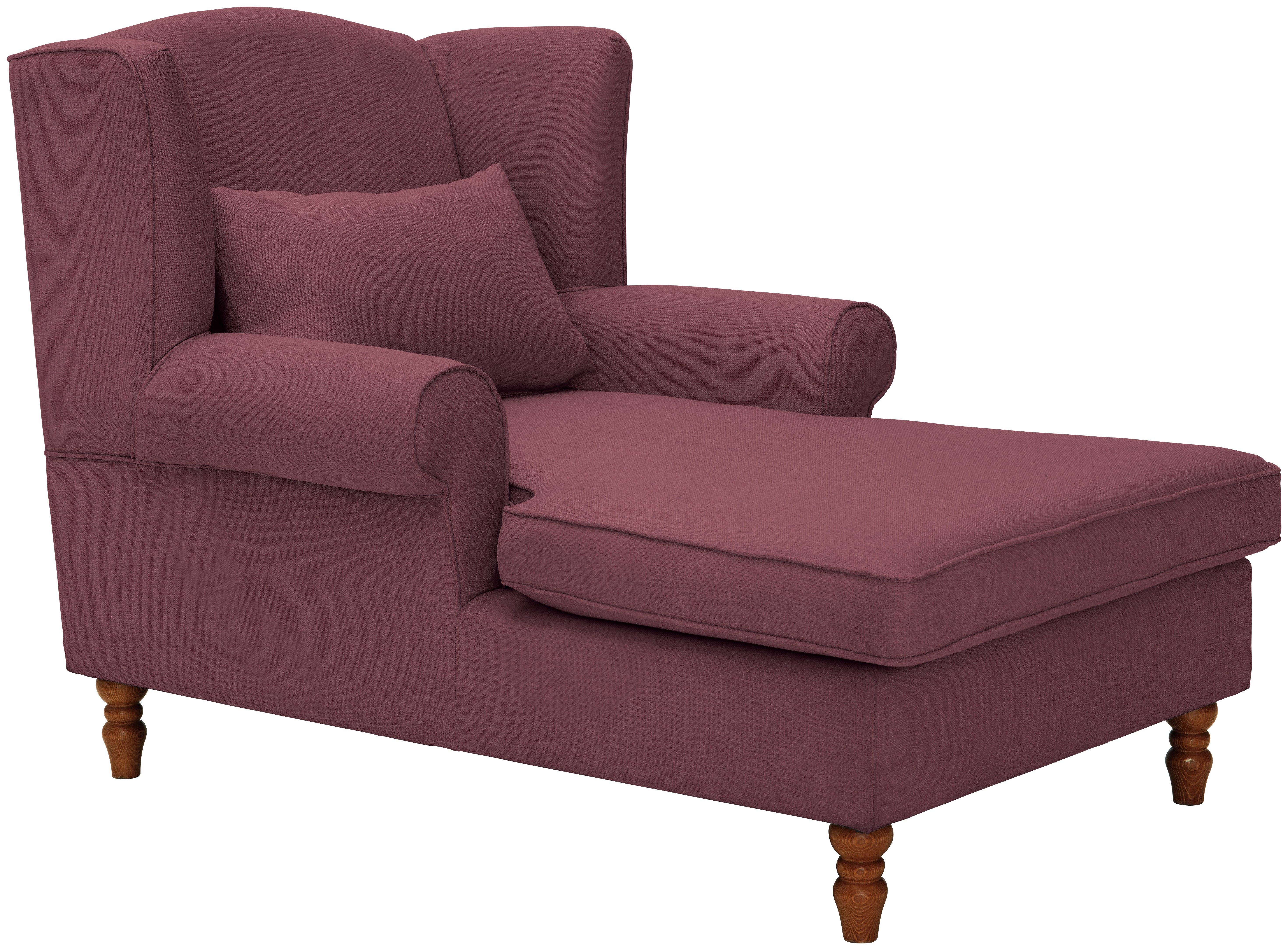 Buy Heart of House Padstow Fabric Chaise Longue Plum Sofas Argos