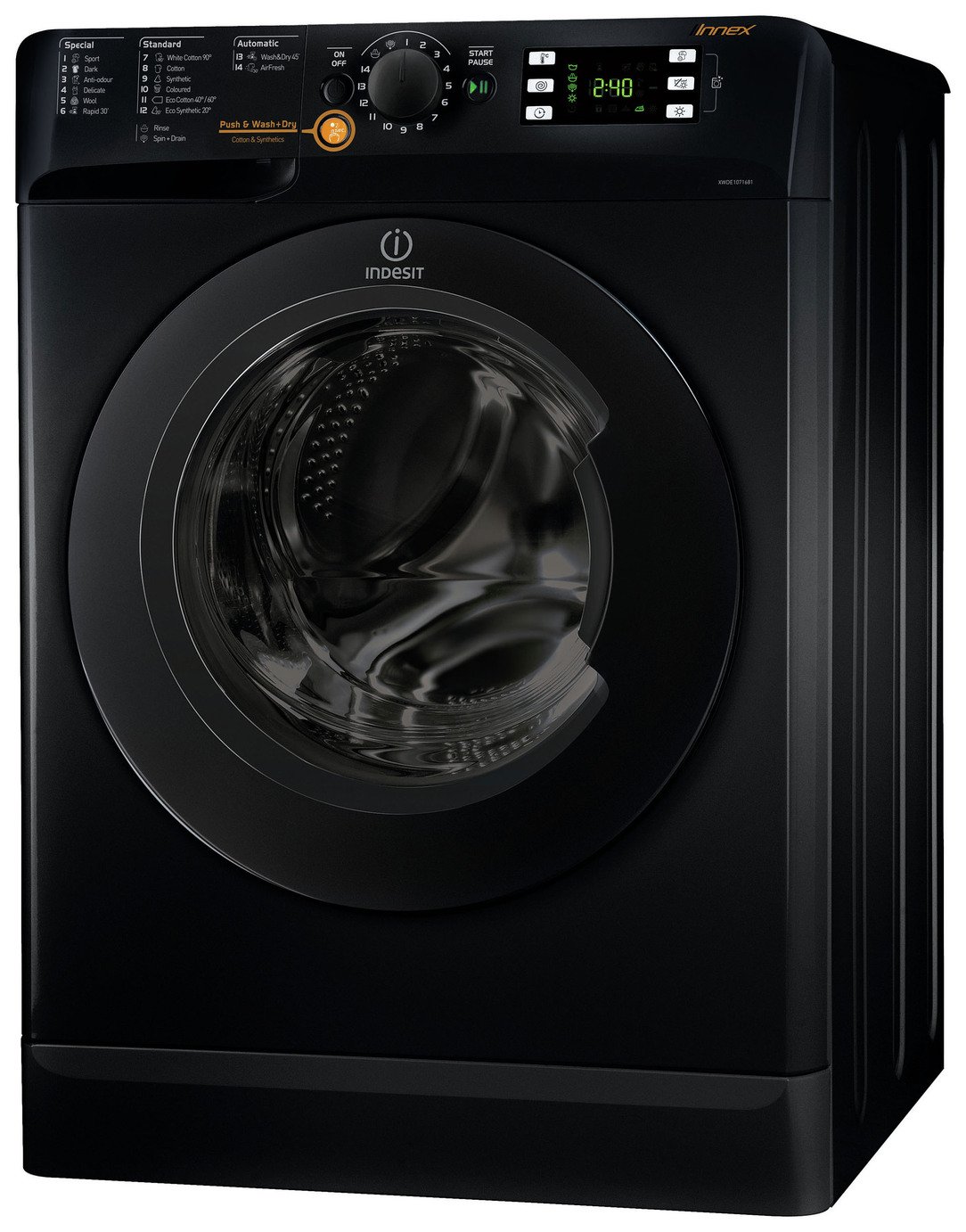 Indesit XWDE751480XK 7KG 1400 Spin Washer Dryer Reviews