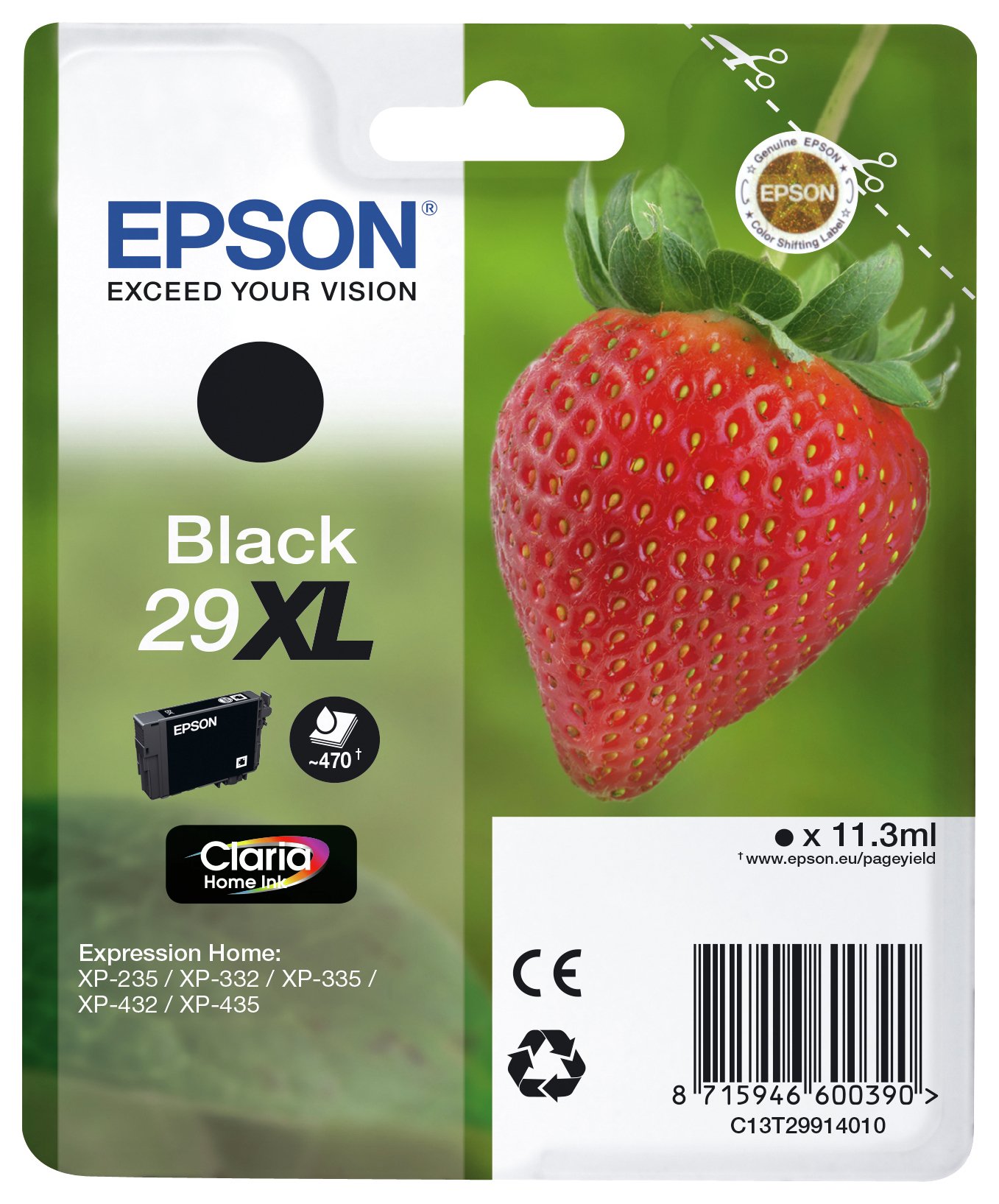 Epson Strawberry 29XL Black Ink Cartridge Reviews