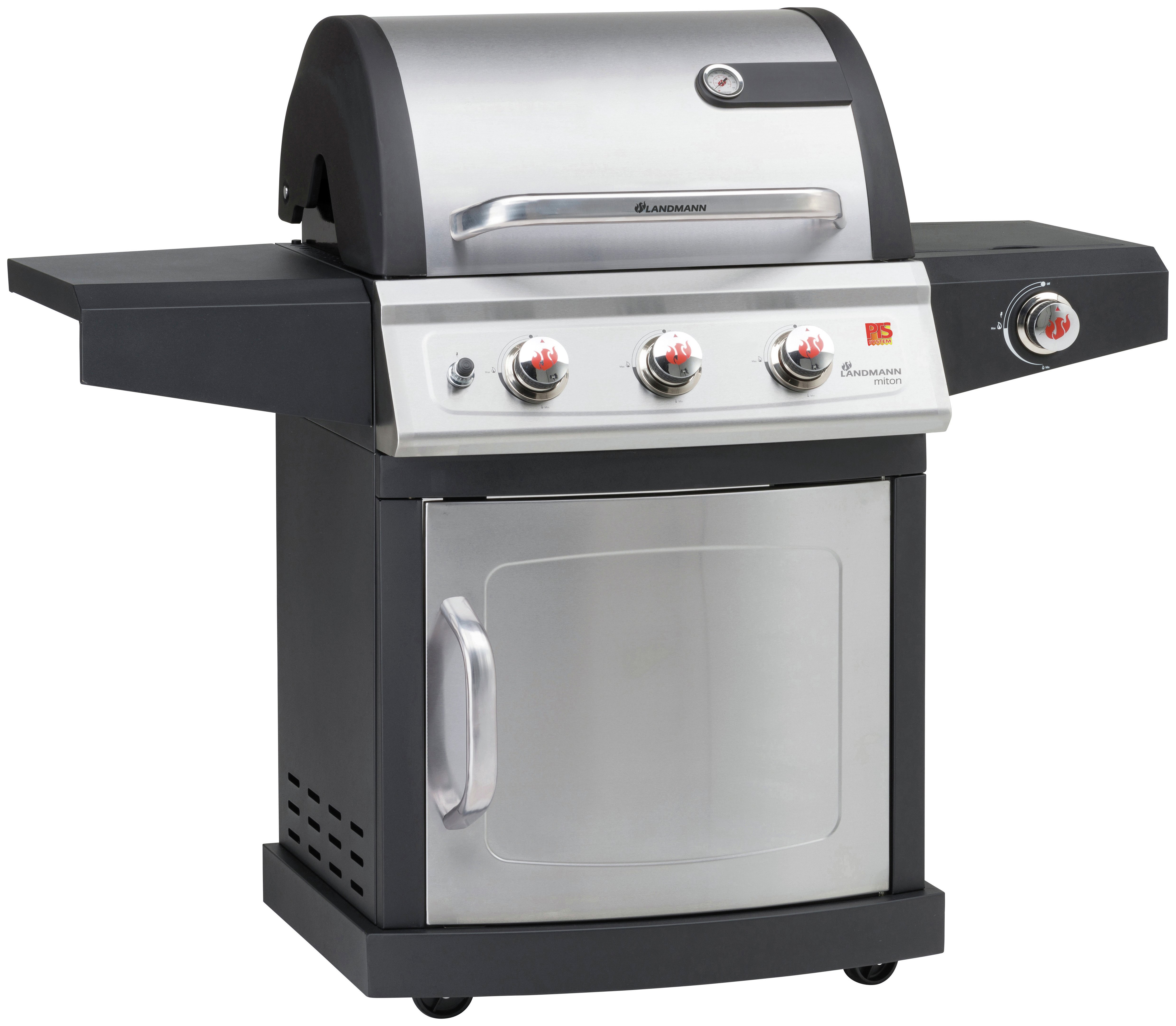 Landmann Miton 3 Burner Gas BBQ with Side Burner. at Argos Reviews
