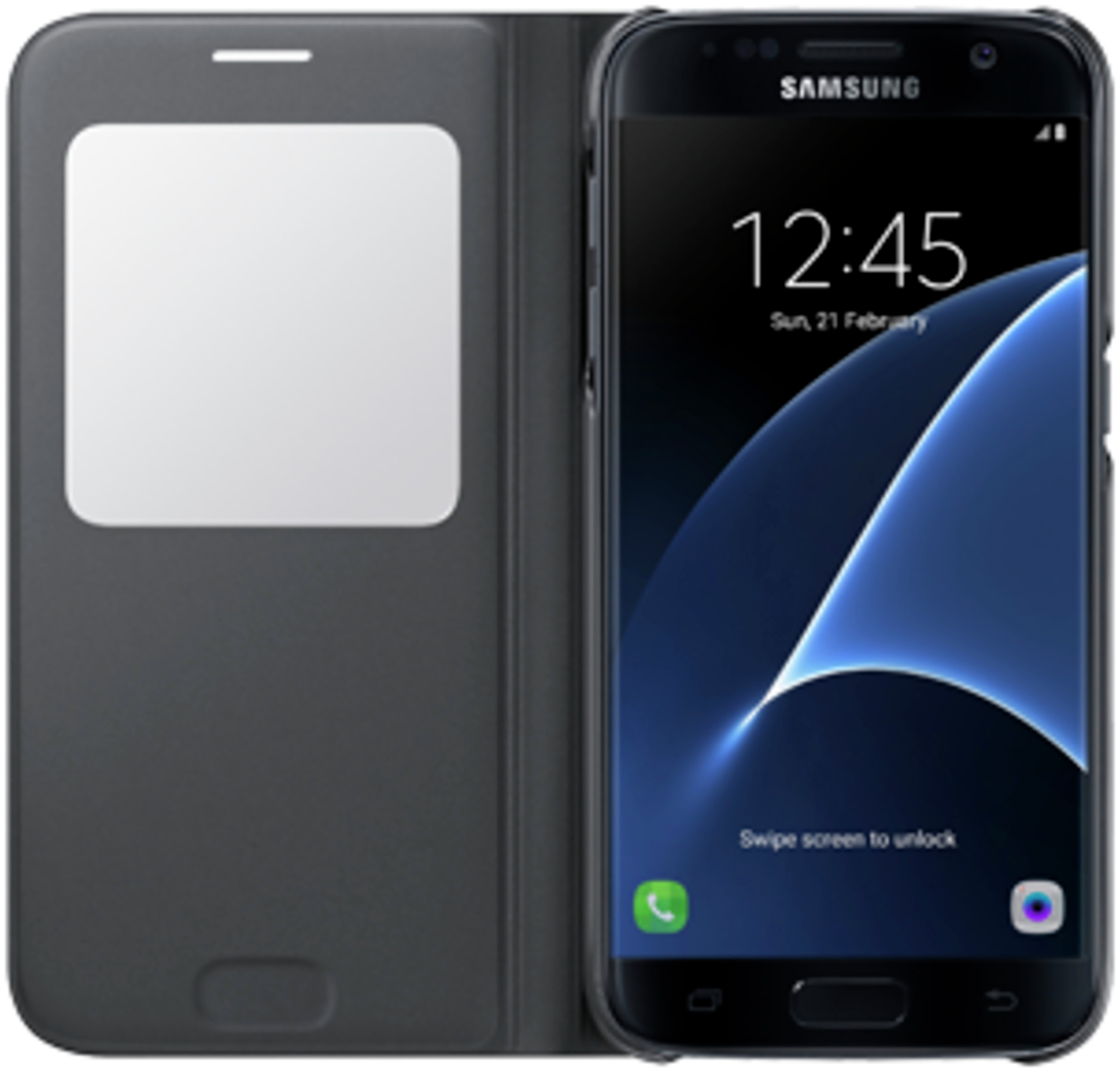 Buy Samsung Galaxy S7 Edge S View Case Black Mobile phone cases Argos