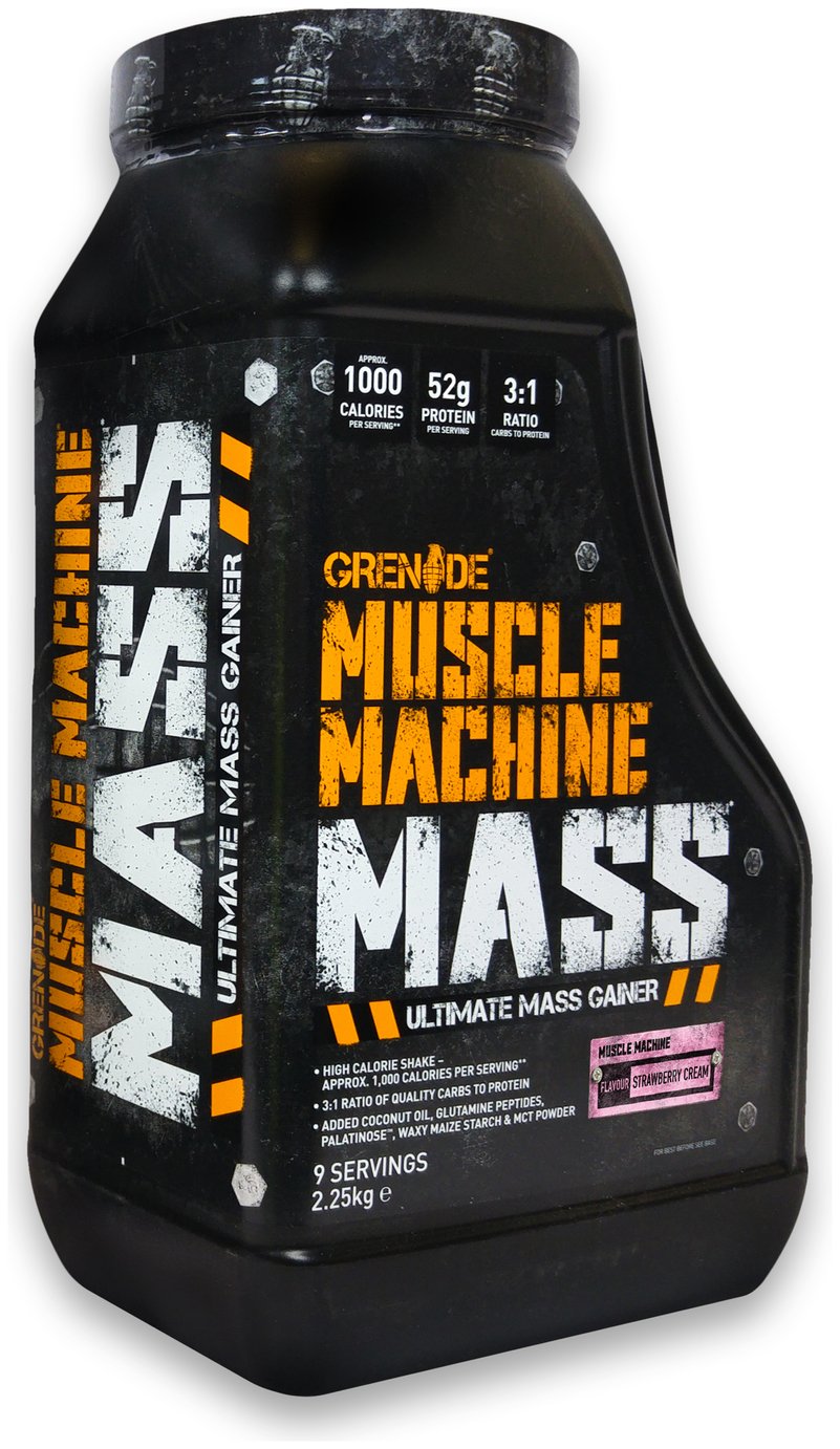 Review of Muscle Machine Mass Shake Strawberry and Cream