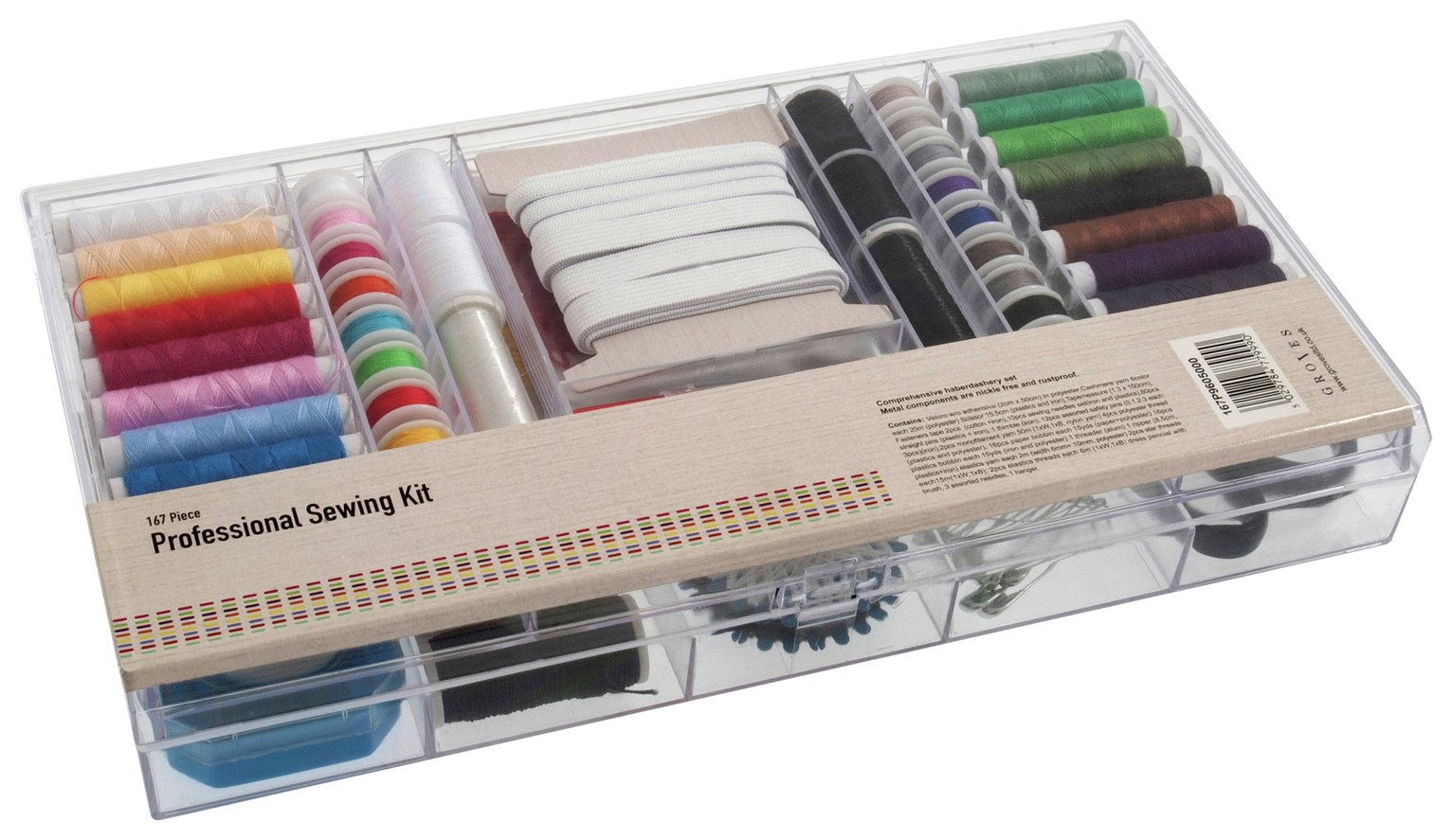 Professional Sewing Kit 167 Pieces (5324712) Argos Price Tracker