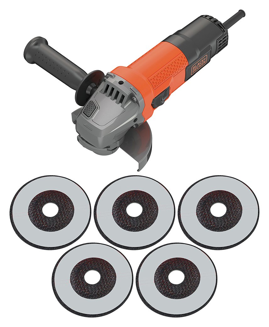 Black and Decker Angle Grinder With 5 Discs Reviews
