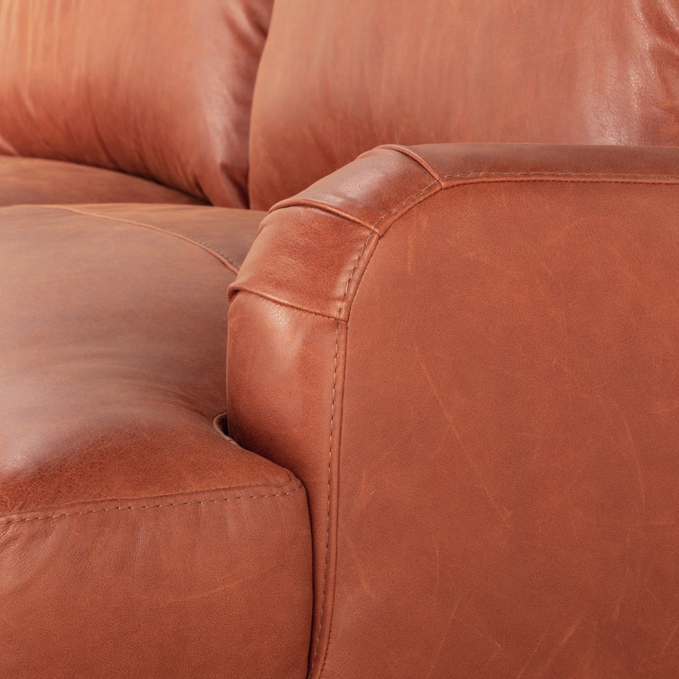 Argos Home Livingston 3 Seater Leather Sofa Reviews
