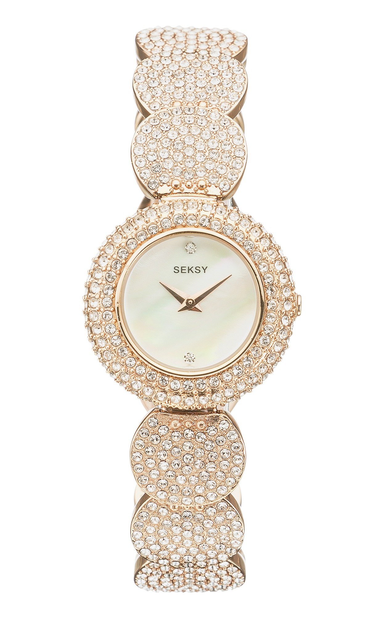 Seksy Ladies Gold Plated Bracelet Watch (5411209) Argos Price Tracker