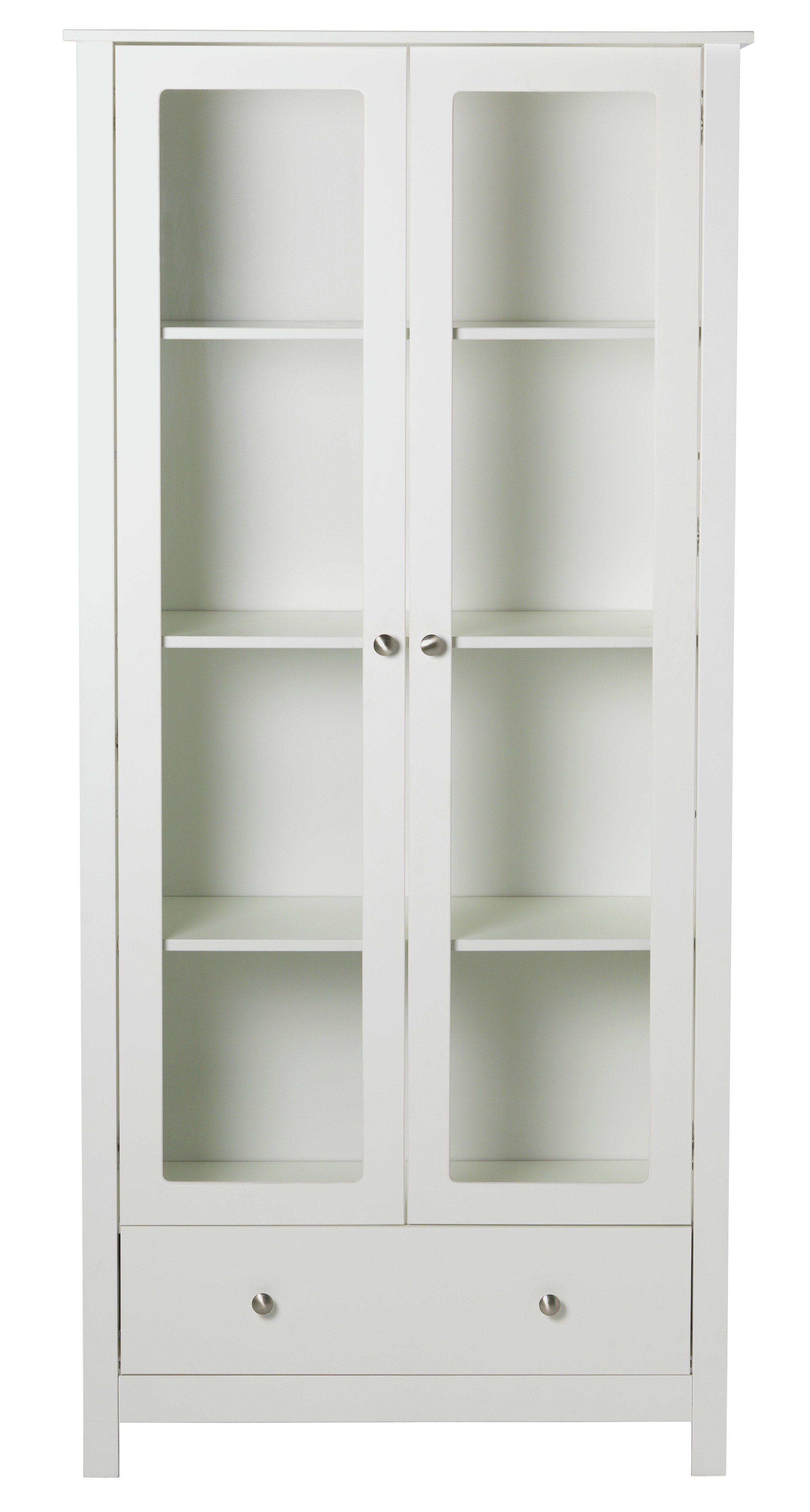 Buy Argos Home Osaka 2 Door 1 Drw Glass Display Cabinet White
