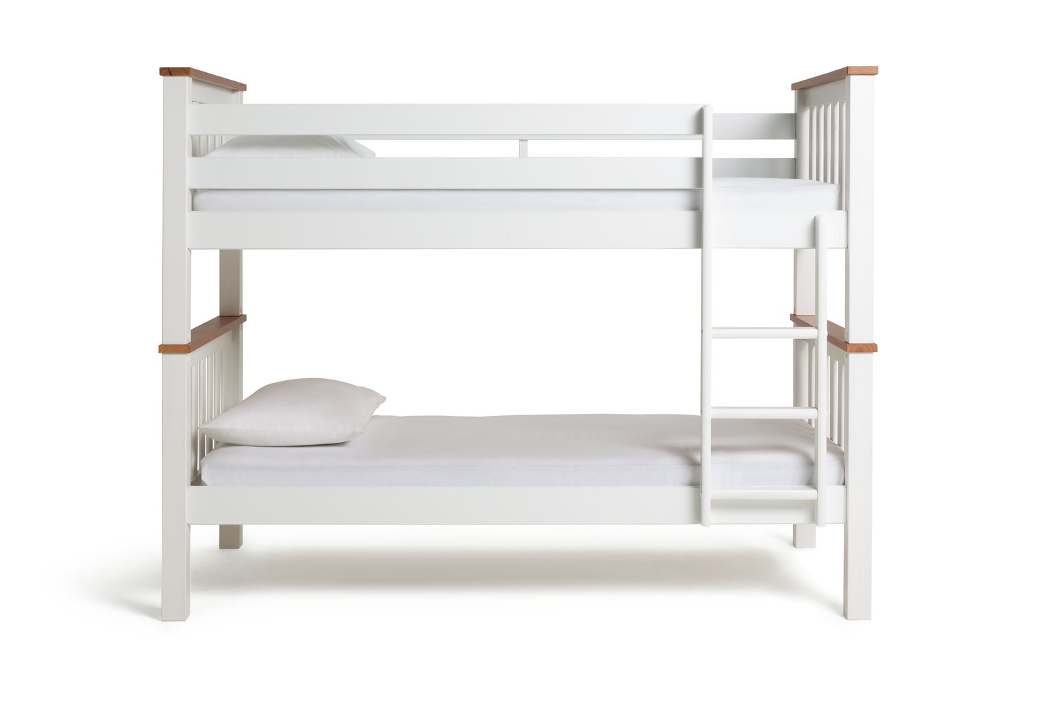 Argos Home White & Pine Heavy Duty Bunk Bed & 2 Mattresses Reviews