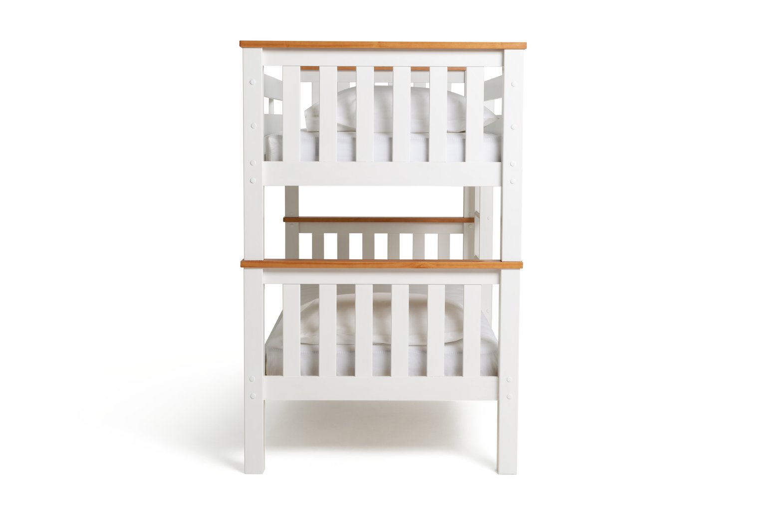 Argos Home White & Pine Heavy Duty Bunk Bed & 2 Mattresses Reviews
