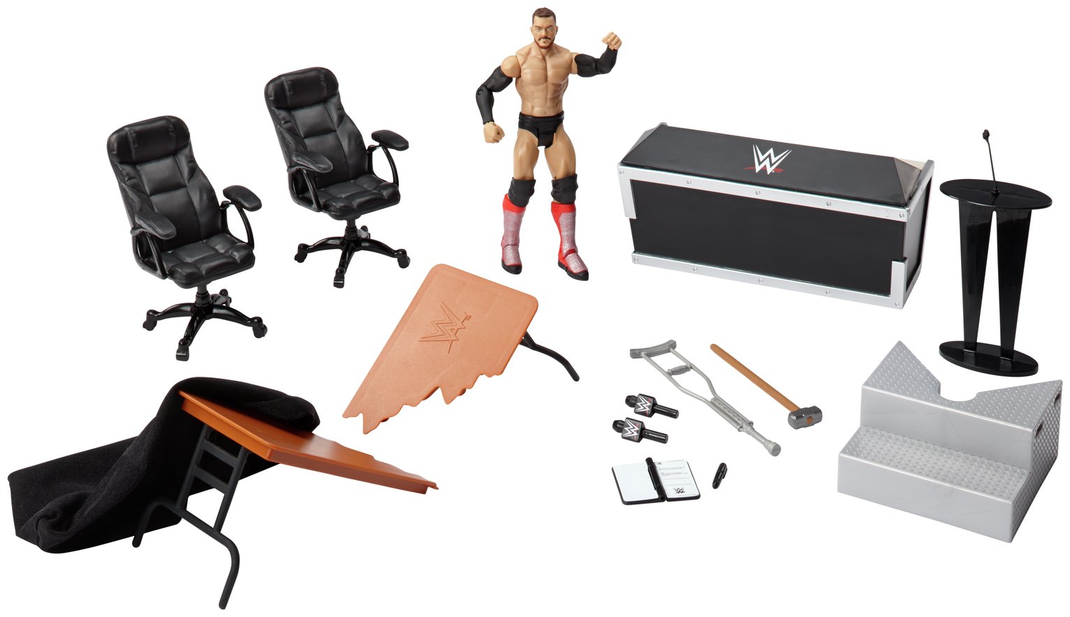 WWE Contract Chaos Playset Comes With 12+ Accessories, Great Fun Pack