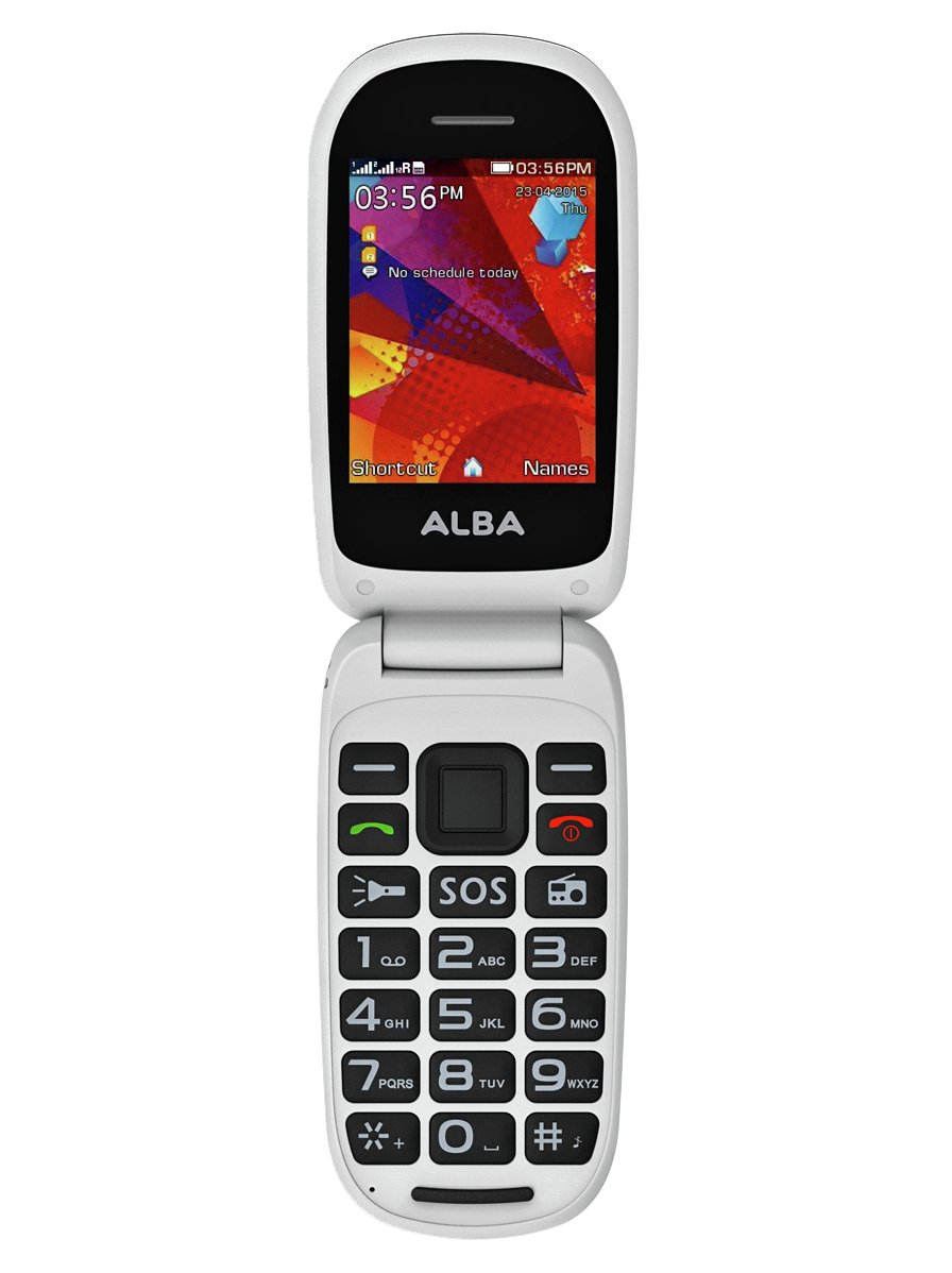 Review of Sim Free Alba Flip Mobile Phone with Dock