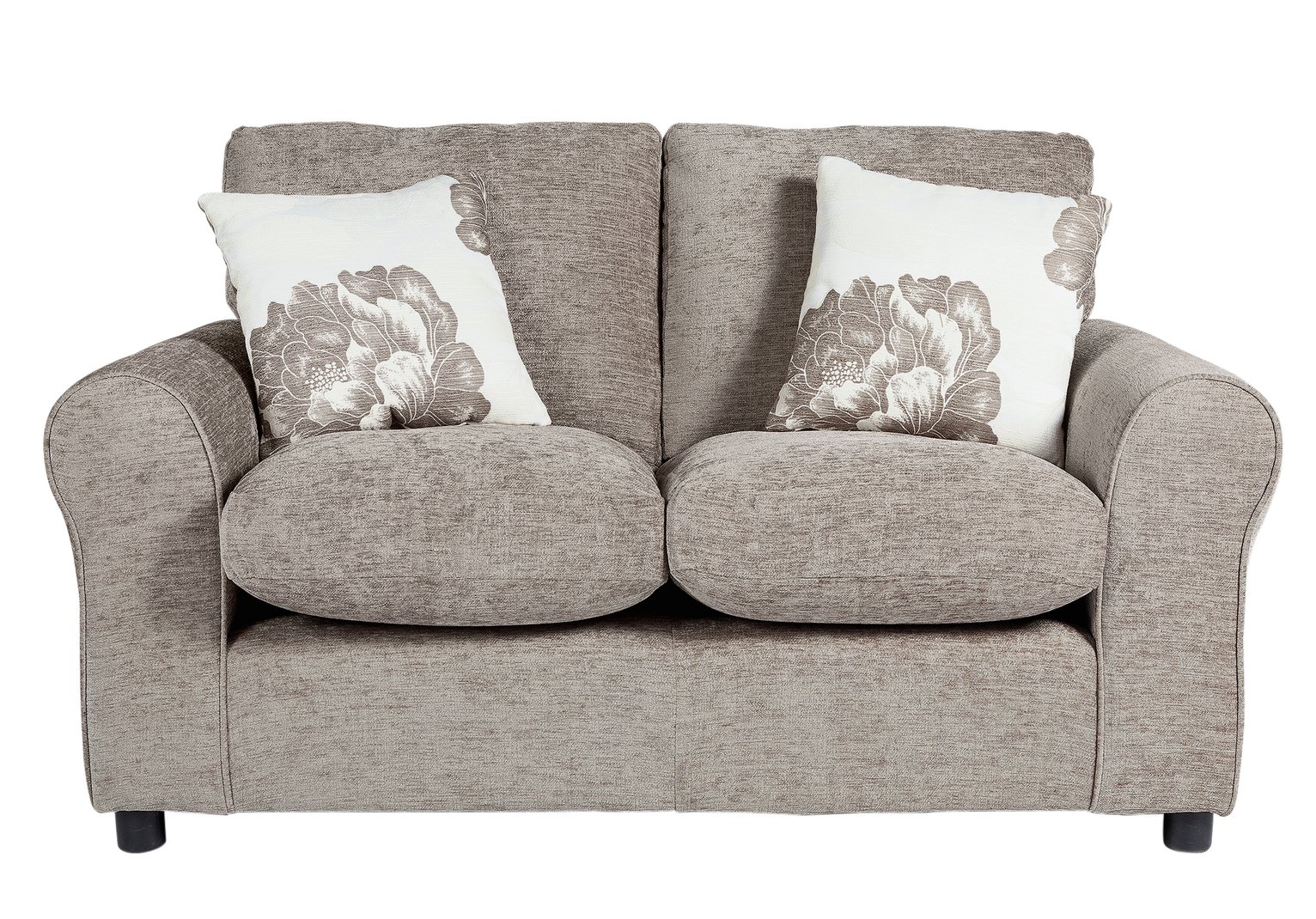 Argos Home Tessa Compact 2 Seater Fabric Sofa Mink (5659298) Argos