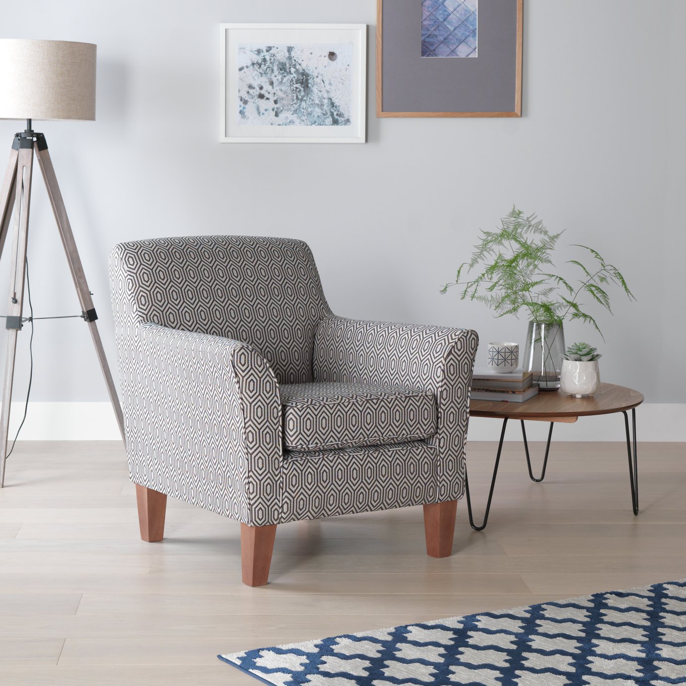 Argos Home Soren Fabric Accent Chair Reviews Updated June 2023
