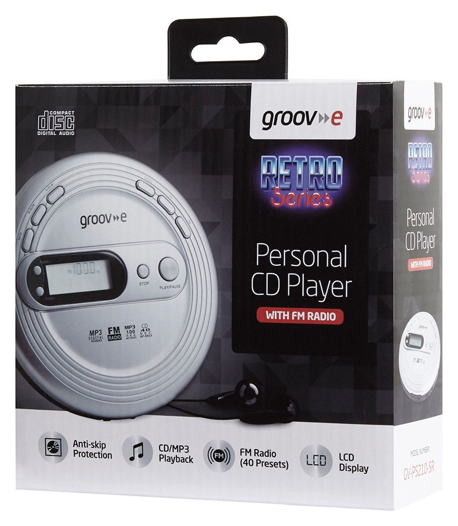 Groove GVPS210/SR Retro Personal CD Player Reviews