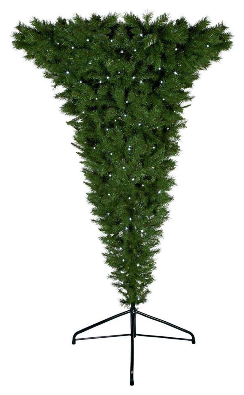 7ft PreLit Upside Down Christmas Tree Green Reviews