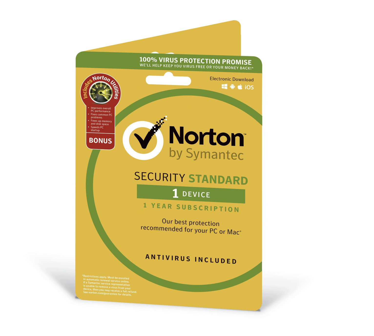 Norton Security Standard & Utilities 2019 1 User 1 Device (5780820