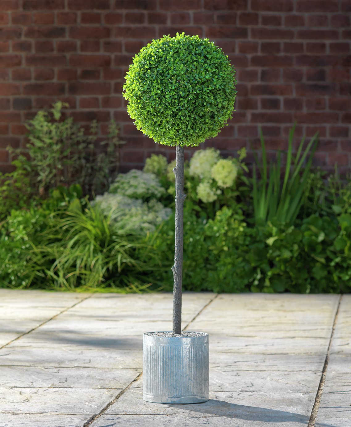Argos Home Faux Tea Leaf Topiary & Galvanised Pot Reviews Updated