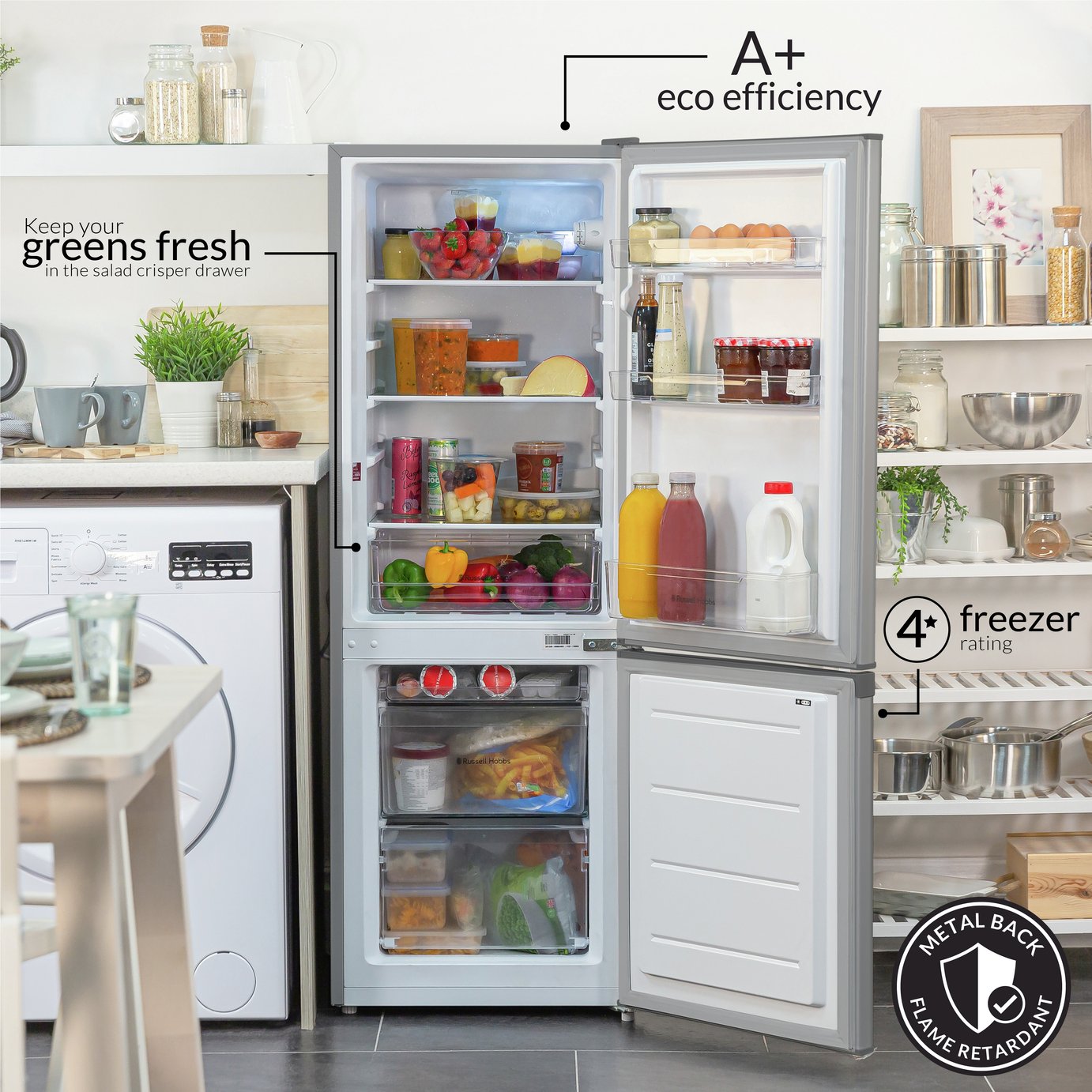 Russell Hobbs RH50FF144SS Fridge Freezer Reviews