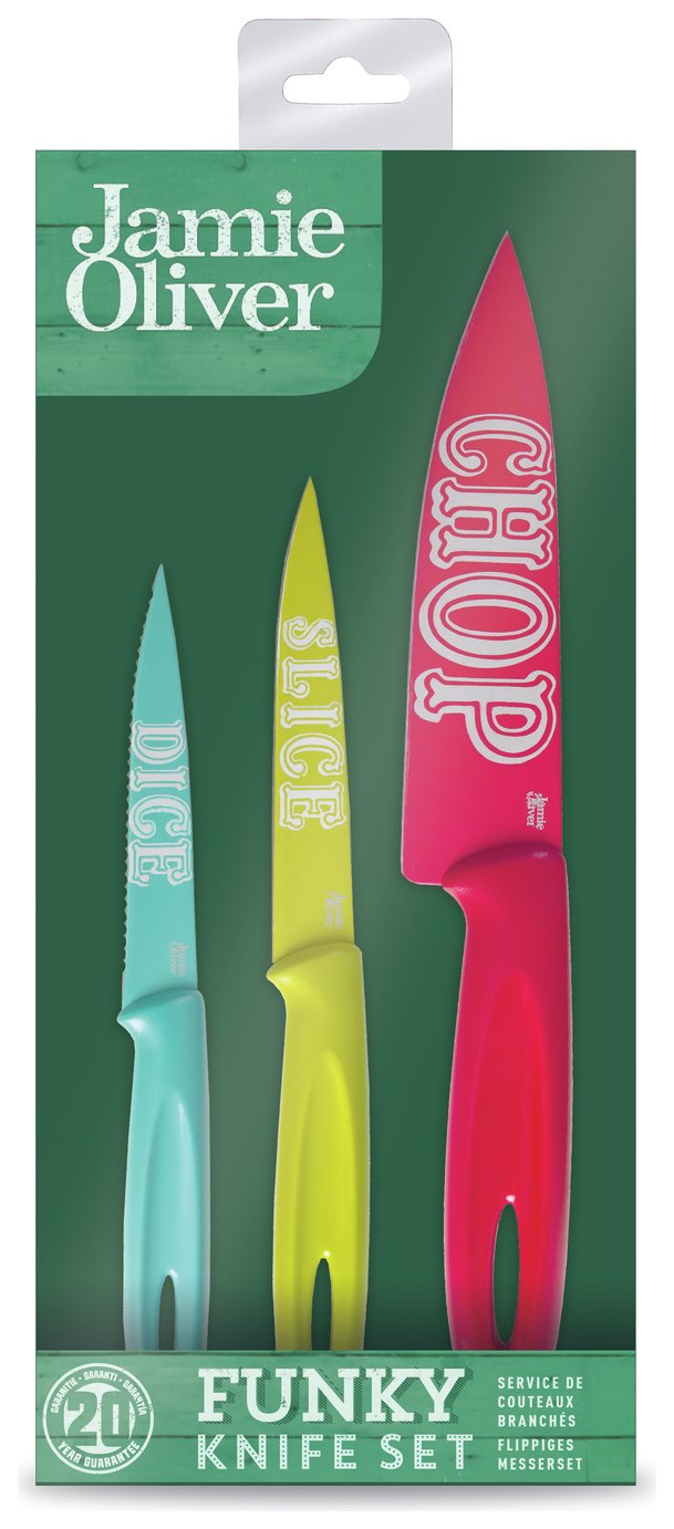 Jamie Oliver Funky Knife Set. Reviews Updated December 2023