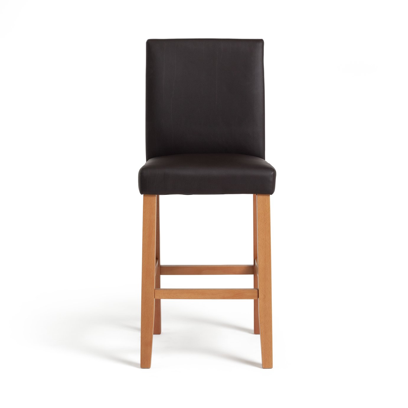 Argos Home Winslow Wood & Leather Effect Bar Stool Reviews