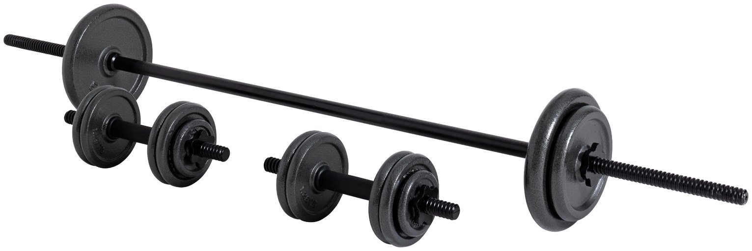Opti Cast Iron Bar and Dumbbell Set Reviews Updated August 2024