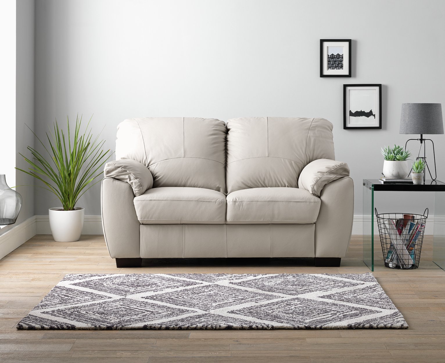 Argos Home Milano Pair of Leather 2 Seater Sofa Reviews