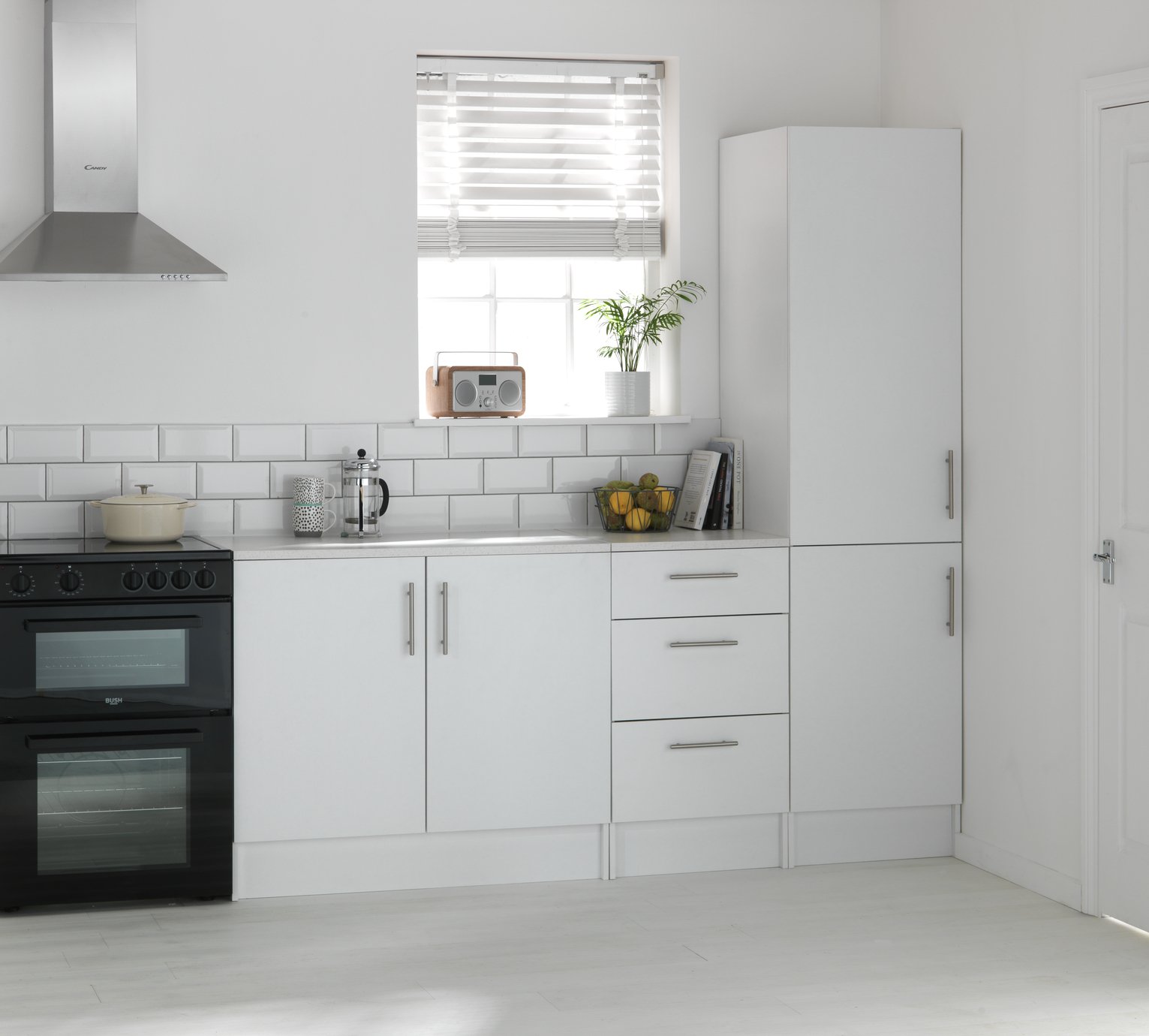 Argos Home Athina 3 Piece Fitted Kitchen Package White (6080110